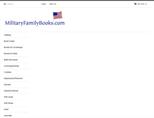 Tablet Screenshot of militaryfamilybooks.com